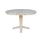 International Concepts 36 in. Solid Wood Round Top Pedestal Table w/12 in. Leaf - 30.1 in.High - Dining Height, Unfinished K-36RXT-23B - alternate 9